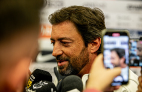Duilio Monteiro Alves fala com imprensa aps classificao contra o Remo