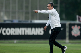 Luxemburgo treinando a equipe nesta segunda-feira