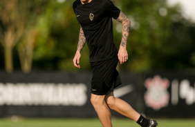 Chrystian Barletta no treino do Corinthians