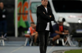 Vanderlei Luxemburgo durante partida do Corinthians com o Botafogo, pelo Brasileiro 2023