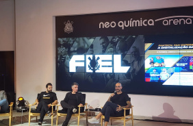 Gilberto Corazza, Eduardo Tega, Danilo Fratangelo no Lanamento do Fiel Torcedor