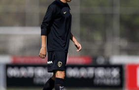 Matheus Arajo em treino preparatrio para duelo contra o Atltico-MG, pela Copa do Brasil