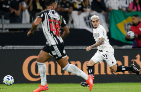 Fagner em ao durante Corinthians e Atltico-MG, pela Copa do Brasil