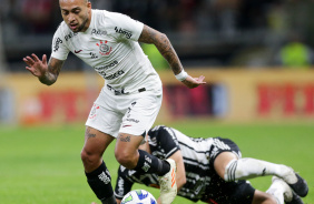 Maycon em ao durante Corinthians e Atltico-MG, pela Copa do Brasil