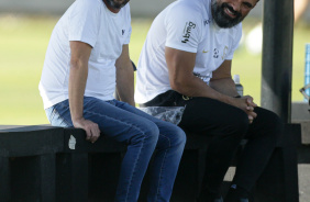 Duilio e o fisioterapeuta Bruno Mazziotti nesta sbado