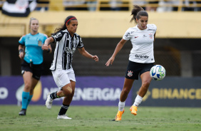 Millene durante partida do Corinthians contra o Atltico-MG, pelo Brasileiro