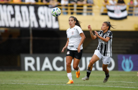 Millene em campo na partida do Corinthians contra o Atltico-MG, pelo Brasileiro