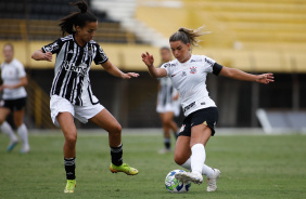 Tamires em ao durante partida do Corinthians contra o Atltico-MG, pelo Brasileiro