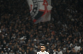 Fausto em durante a vitria do Corinthians