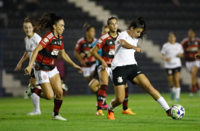 Duda Sampaio em ação contra o Flamengo