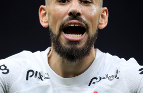 Cara do Bruno Mndez focada durante jogo contra o Cuiab na Neo Qumica Arena