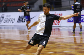 Daniel treina finalizao antes de jogo do Corinthians contra o Braslia