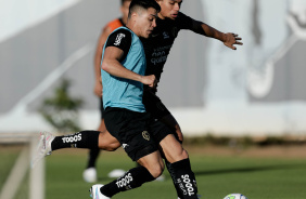 Biro e Roni treinam juntos no CT