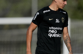 Caetano no treino antes do jogo da Libertadores