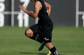 Murillo no treino preparatrio para o ltimo compromisso pela Libertadores