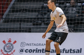 Daniel Sodré durante jogo entre Corinthians e Bragança pelo Paulista de Futsal