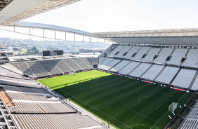 Neo Qumica Arena antes do confronto entre Corinthians e Bragantino pelo Brasileiro