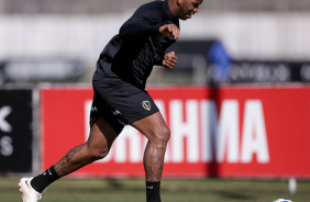Gil durante atividade no treino