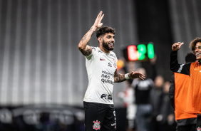 Yuri Alberto celebrando o gol anotado contra o Vasco pelo Brasileiro