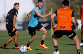 Gabriel Moscardo e Giuliano no treino no Joaquim Grava