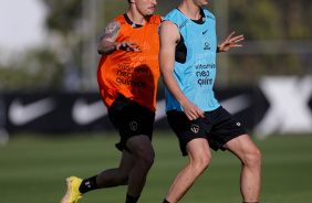 Leo Mana e Moscardo no treino desta quinta