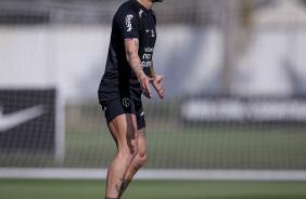 Fbio Santos no treino desta sexta-feira