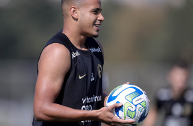 Murillo durante o treinamento do Corinthians nesta Sexta-feira
