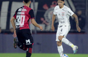 Caetano no jogo pelas oitavas de final da Sul-Americana