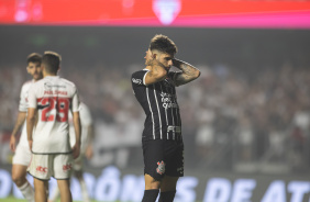 Yuri Alberto lamenta chance desperdiada pelo Corinthians contra o So Paulo