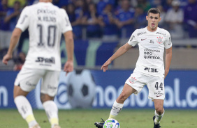 Gabriel Moscardo em ao durante jogo do Corinthians contra o Cruzeiro
