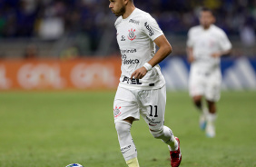 Romero em ao durante jogo do Corinthians contra o Cruzeiro