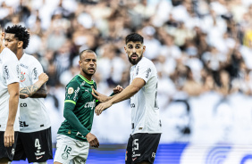 Bruno Mndez no jogo contra o Palmeiras no duelo vlido pelo Brasileiro