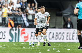 Gabriel Moscardo em jogo contra Palmeiras