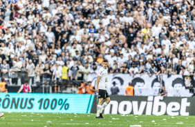 Gabriel Moscardo no jogo contra o Palmeiras pelo Brasileiro