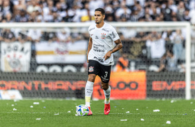 Lucas Verssimo em ao contra o Palmeiras na Neo Qumica Arena