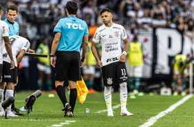 Romero no jogo contra o Palmeiras na Neo Qumica Arena