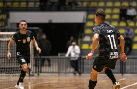 Alves atuando pelo Corinthians no jogo contra o Santo Andr pelo Paulista de Futsal
