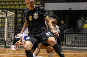 Canabarro jogando pelo Timo contra Santo Andr pelo Paulista de Futsal