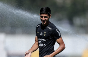 Fernando Vera sorrindo em treinamento