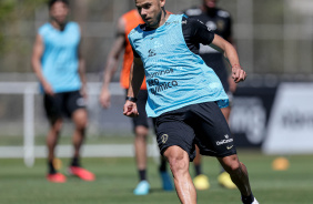Romero durante treinamento realizado no CT