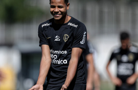 Wesley sorridente no treinamento
