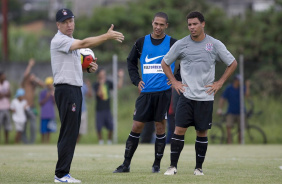 Mano Menezes treinando o Corinthians em 2009