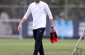 Marco Aurelio Melo durante treino do Corinthians no CT Joaquim Grava