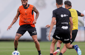 Yuri Alberto em ao durante treino do Corinthians no CT Joaquim Grava