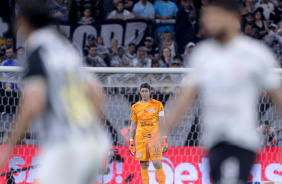 Cssio no jogo entre Corinthians e Santos