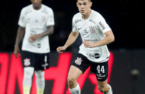 Gabriel Moscardo no jogo entre Corinthians e Santos