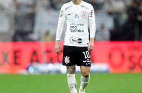 Rojas no jogo entre Corinthians e Santos