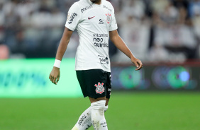 Wesley no jogo entre Corinthians e Santos