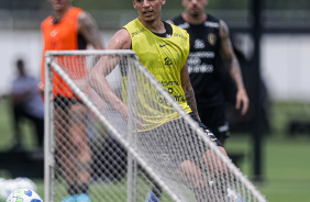 Caetano durante treinamento realizado no CT