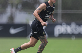 Rojas durante treinamento  no CT